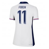 England Phil Foden #11 Fußballbekleidung Heimtrikot Damen EM 2024 Kurzarm